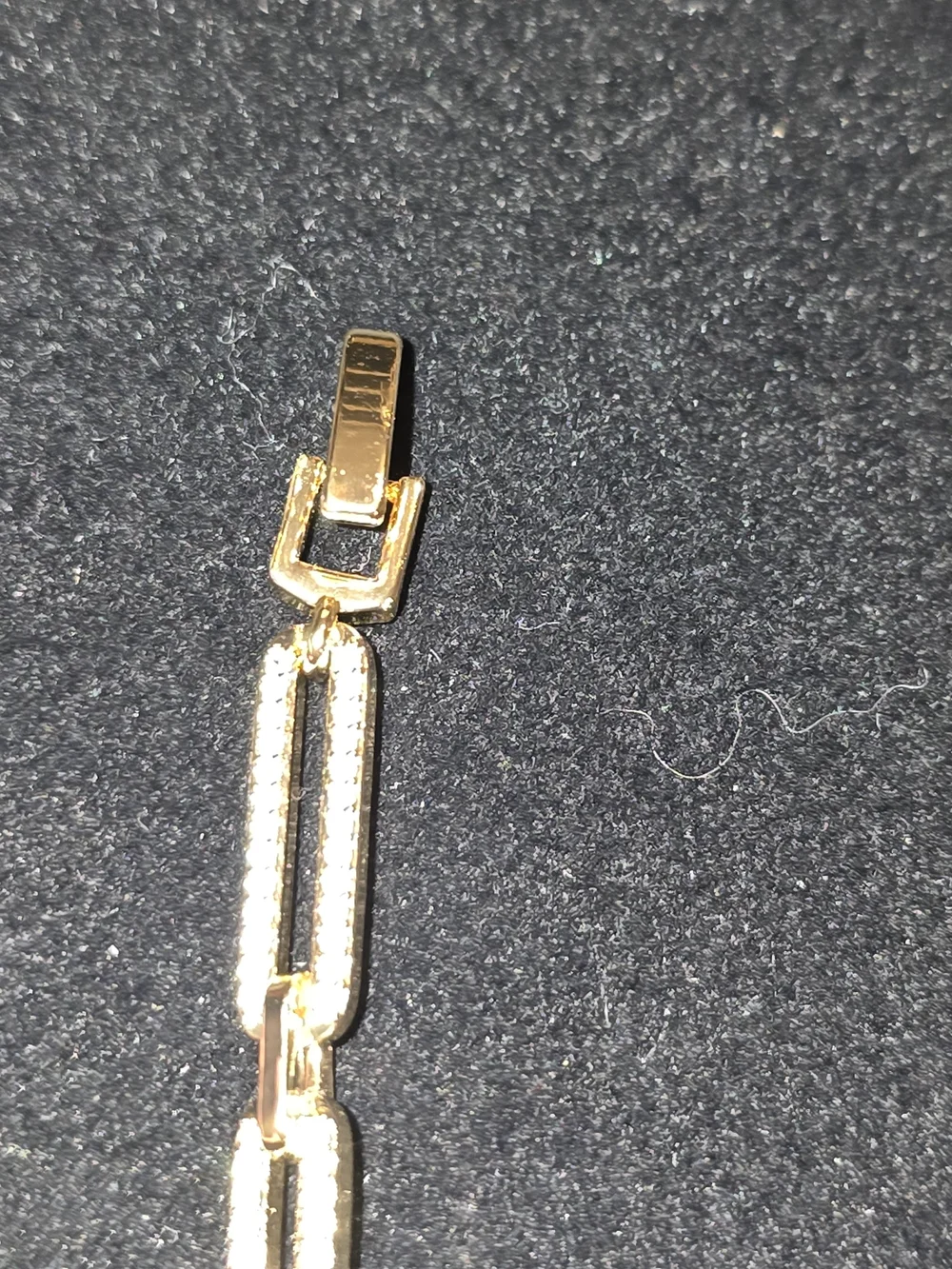 22kgp Dubai Gold Pavé Link Bracelet - Women's Jewelry